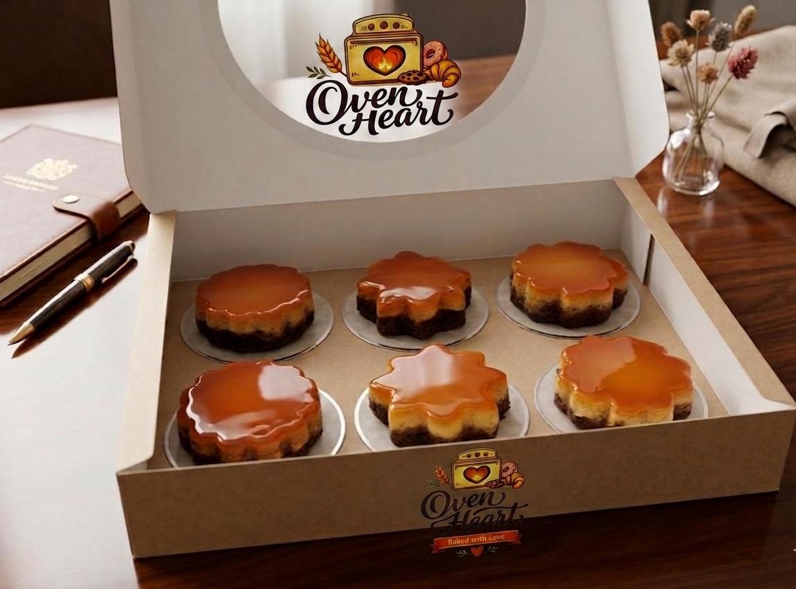Mini Qudrt Qader ( Chocoflan ) Chocolate