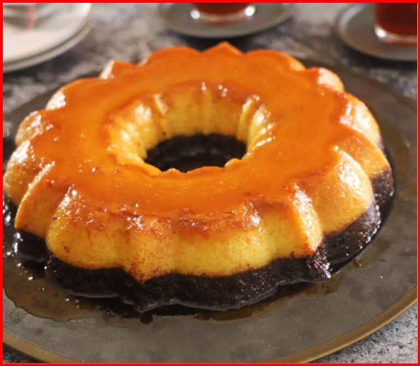 Qudrt Qader ( Chocoflan) Chocolate size 24cm