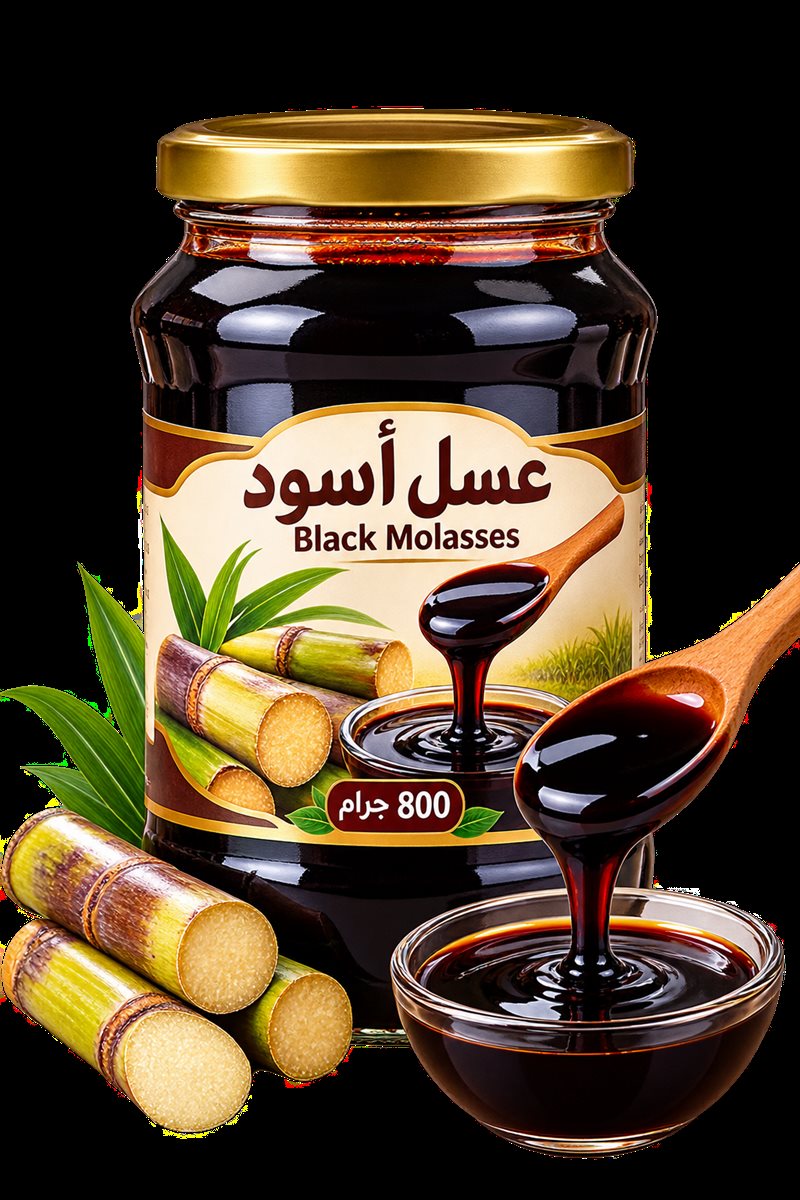 برطمان عسل اسود 800 جرام