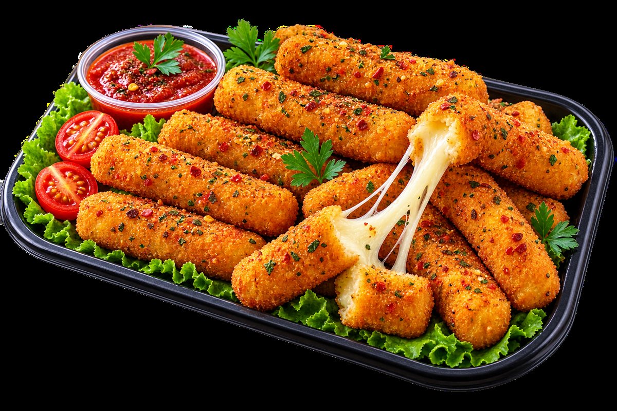 طبق موتزريلا صوابع متبله نص كيلو