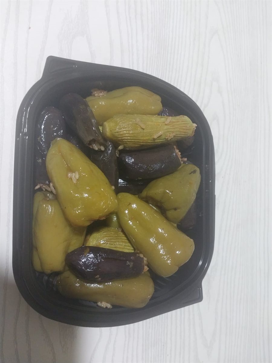 كوسة أو باذنجان او فلفل او مشكل